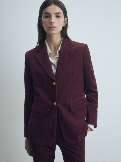 Easy Fit Corduroy Jacket