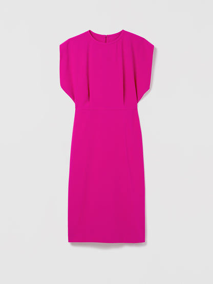 Fitted Crew Neck Dress