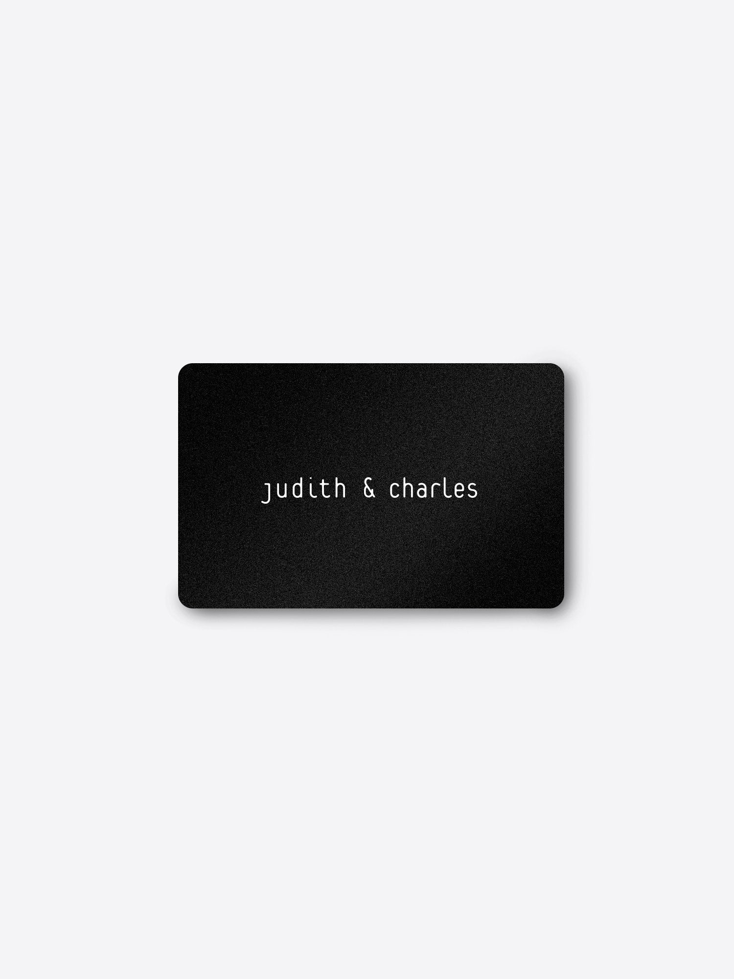 Gift Card - Judith & Charles